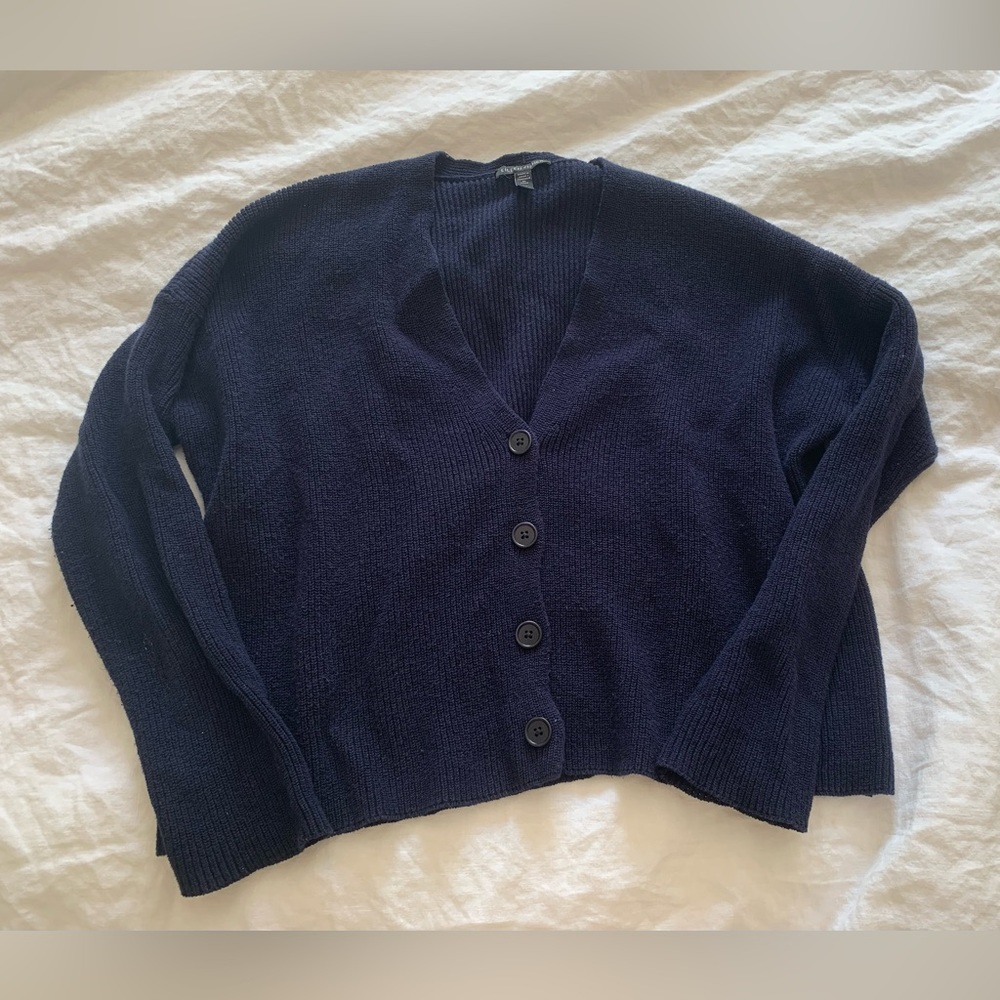 Eileen Fisher cotton/hemp cardigan